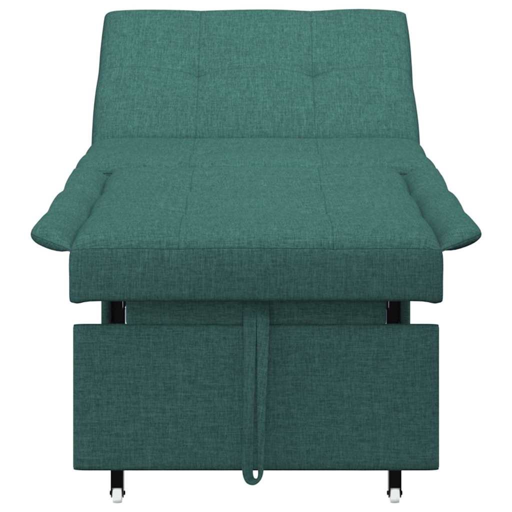 Sofá-Cama Verde-escuro 194 x 67 x 37 cm tecido