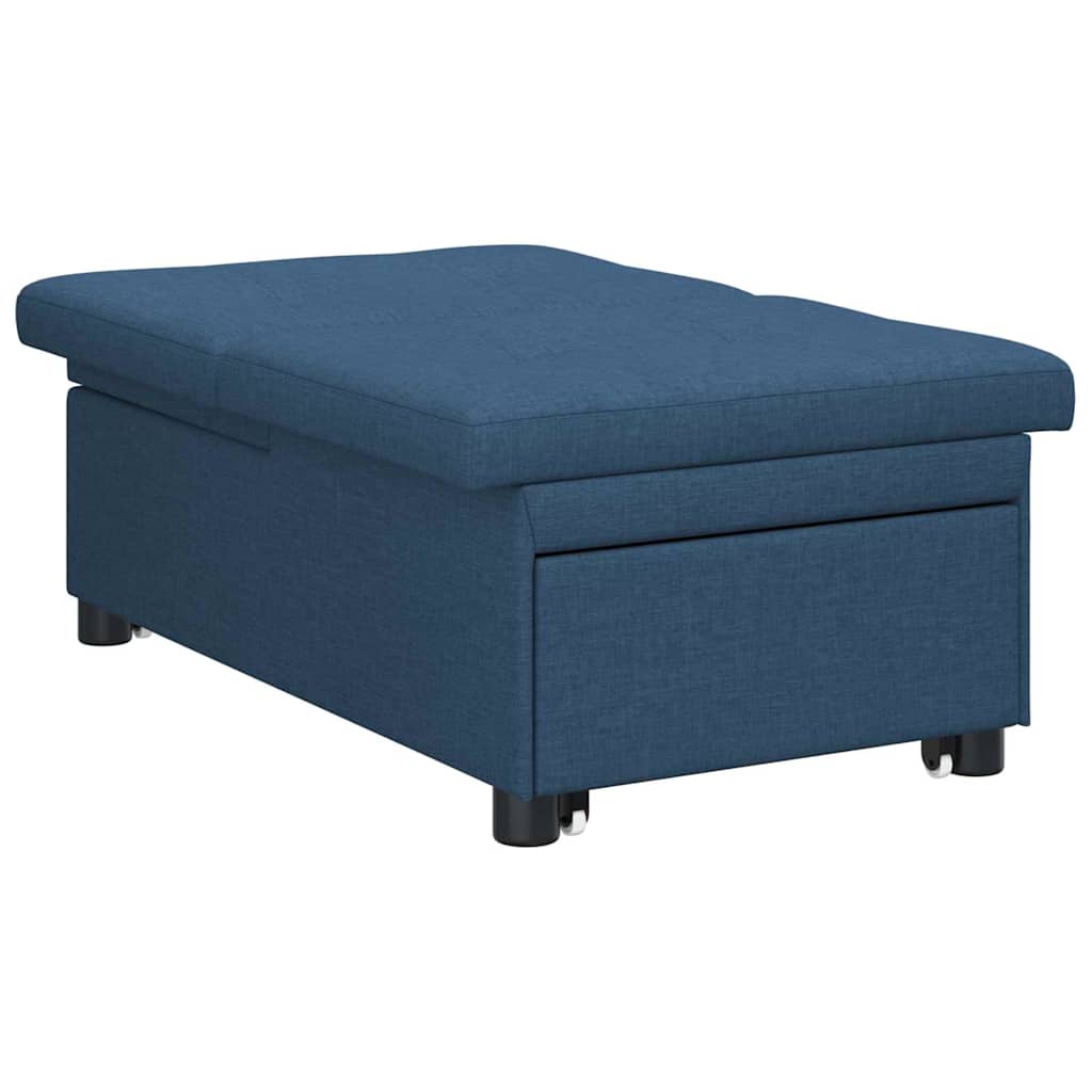 Sofá-Cama Azul 194 x 67 x 37 cm tecido