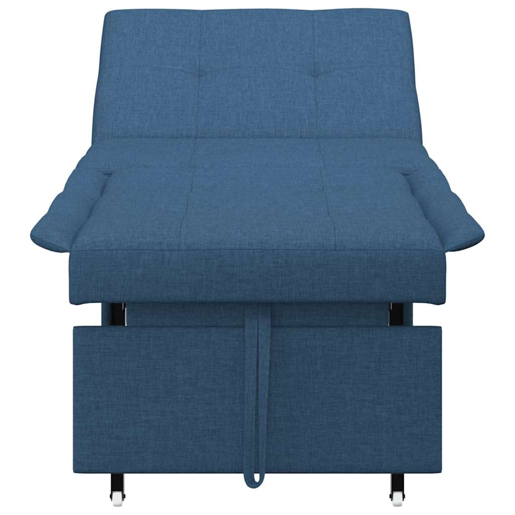 Sofá-Cama Azul 194 x 67 x 37 cm tecido