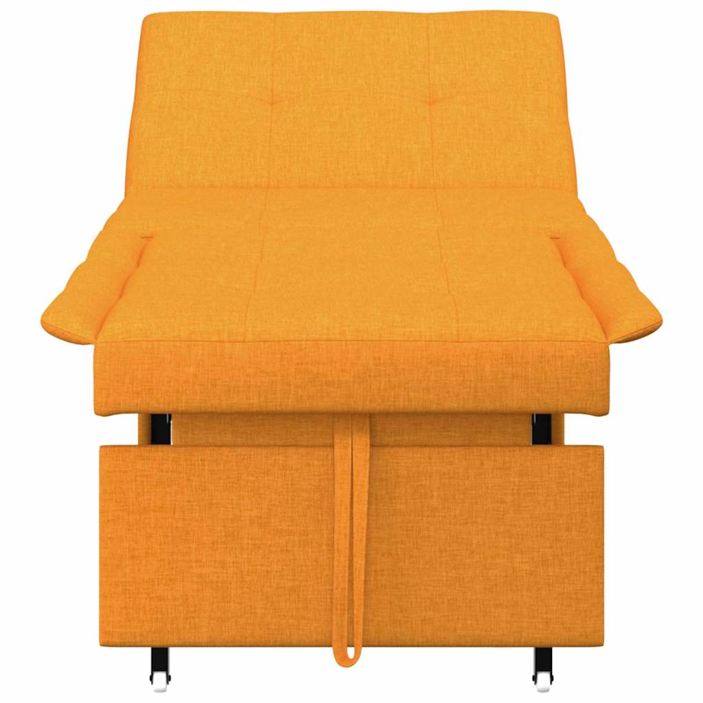 Sofá-Cama Amarelo-escuro 194 x 67 x 37 cm tecido