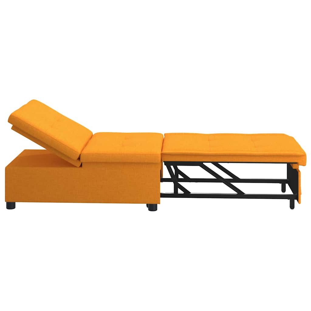 Sofá-Cama Amarelo-escuro 194 x 67 x 37 cm tecido