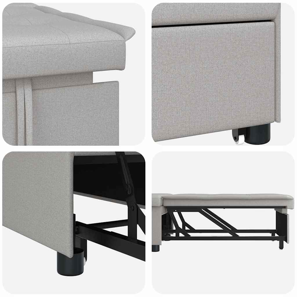 Sofá-Cama Cinzeto 194 x 67 x 37 cm tecido