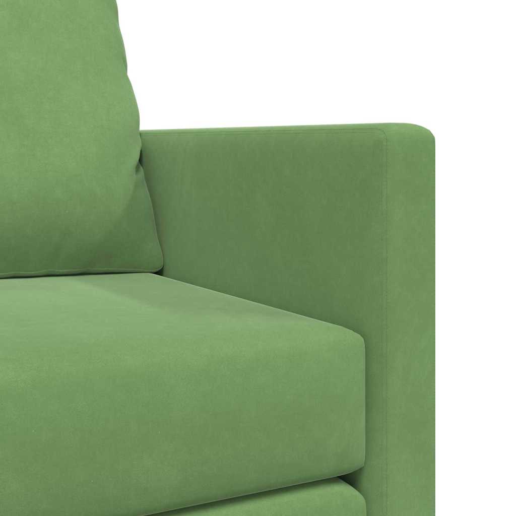 Sofá-Cama com almofada Verde claro 122 x 70 x 60 cm Veludo