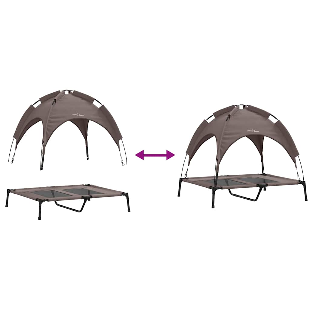 Cama para Cachorro Castanho l Aço