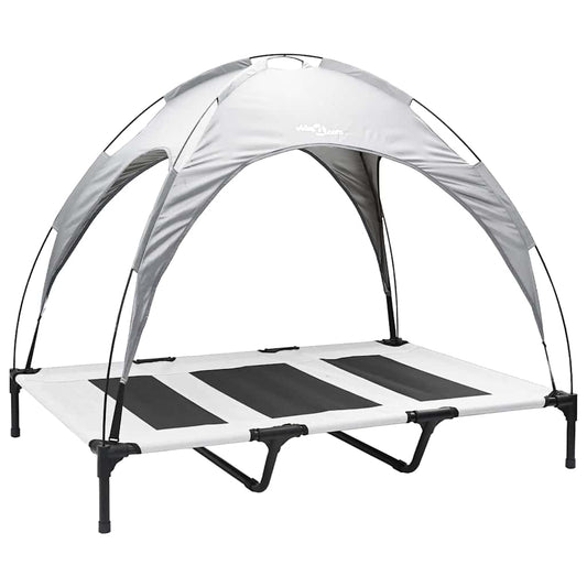 Cama para Cachorro Manual Cinza Prata 122 x 93 x 106,5 cm Aço