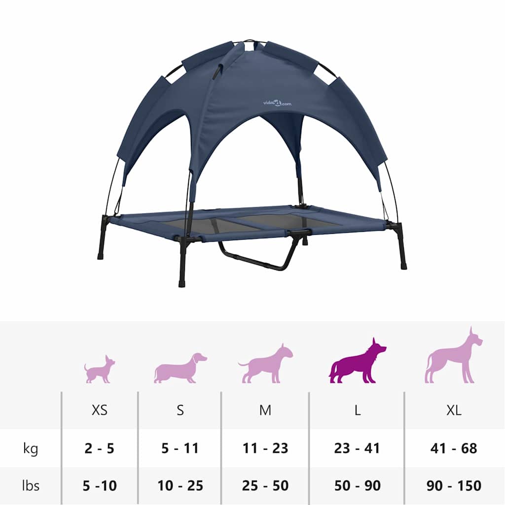 Cama para Cachorro Azul-marinho l Aço