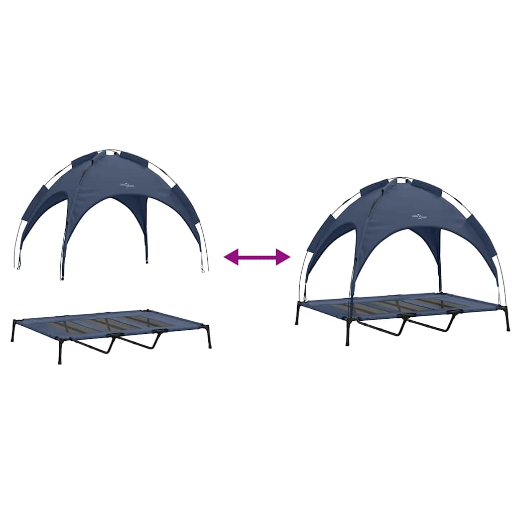 Cama para Cachorro Azul-marinho xl Aço