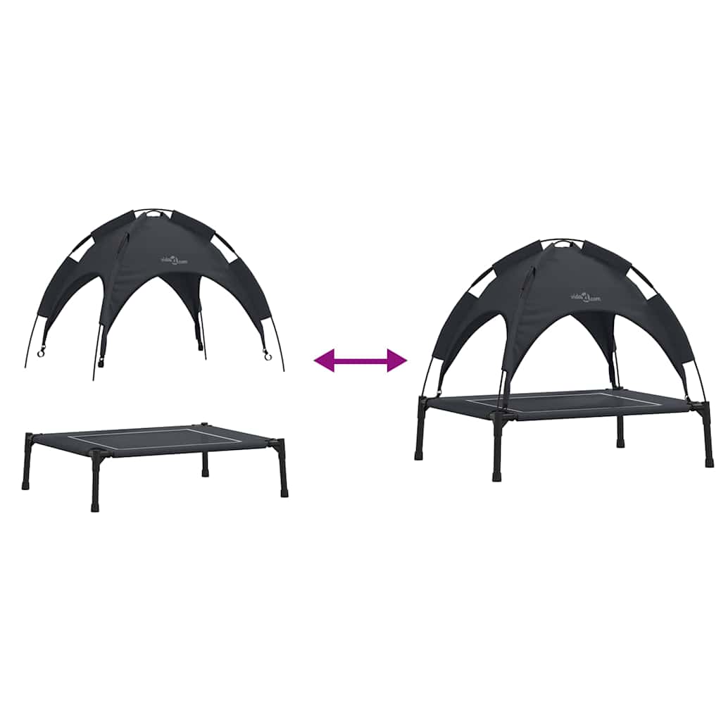 Cama para Cachorro Preto s Aço
