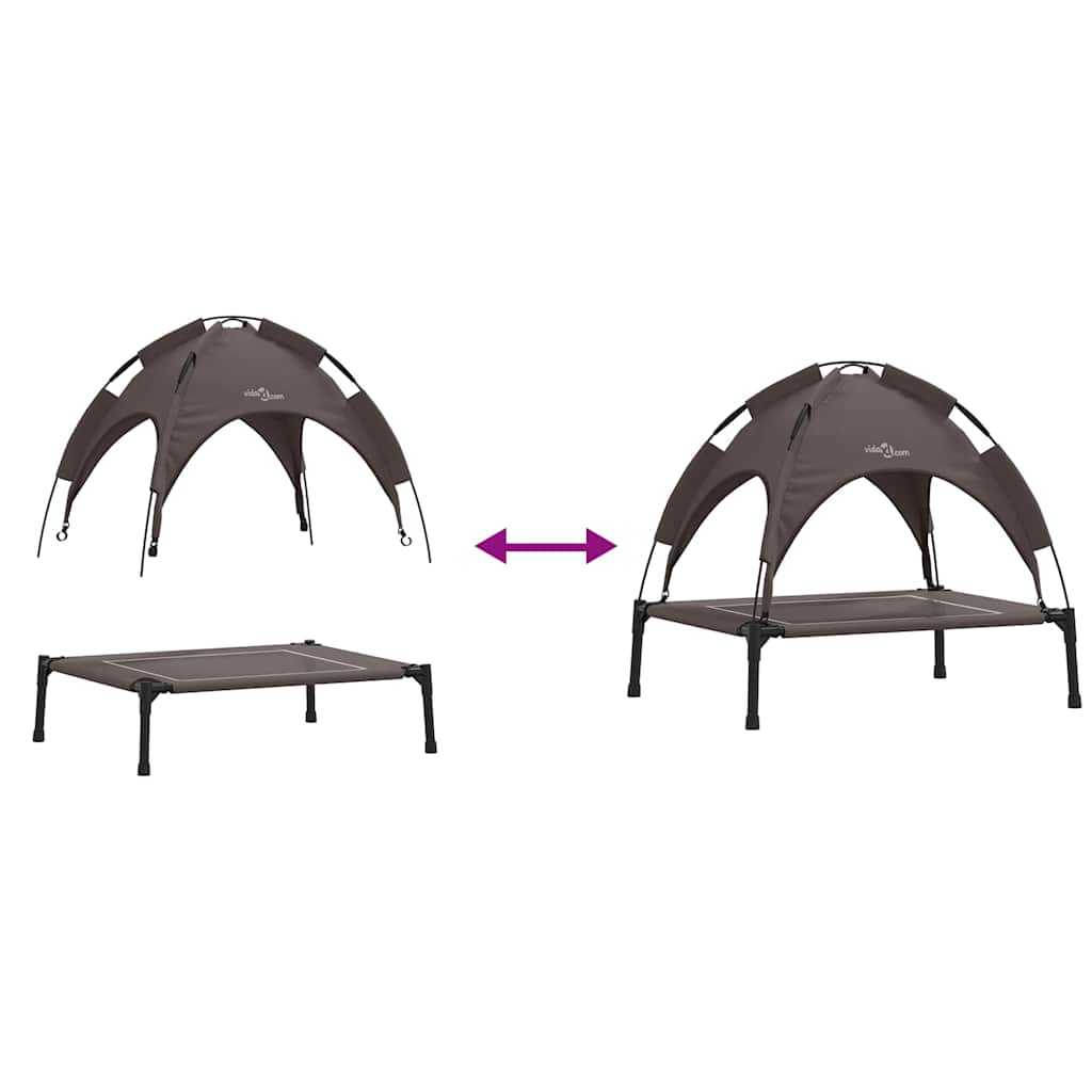Cama para Cachorro Castanho m Aço