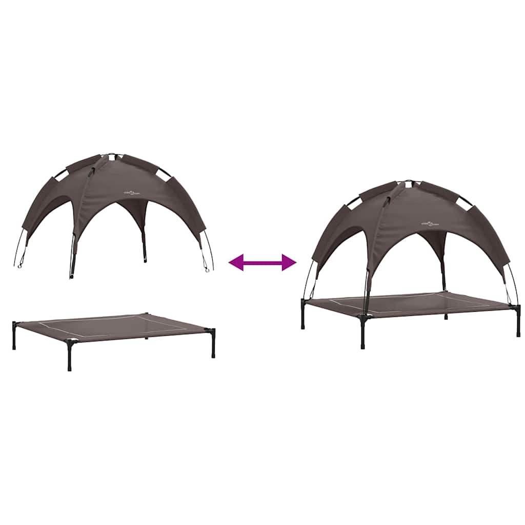 Cama para Cachorro Castanho l Aço