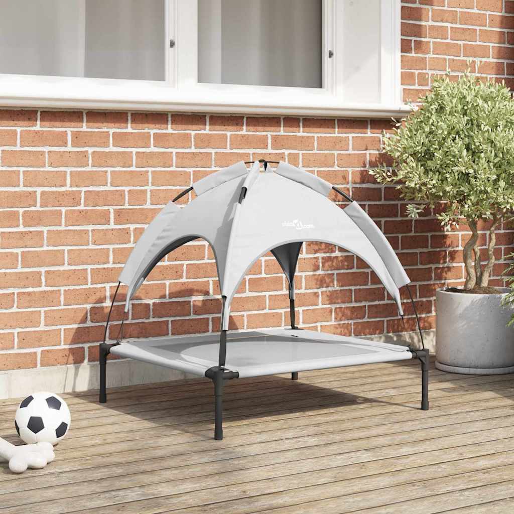 Cama para Cachorro Cinza Prateado m Aço