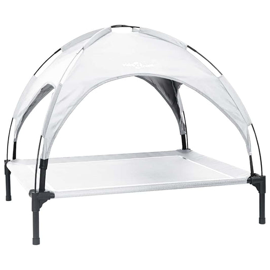 Cama para Cachorro Manual Cinza Prata 90 x 81 x 80,5 cm Aço