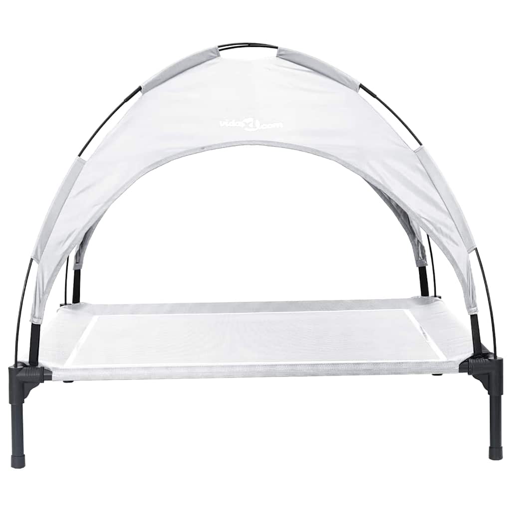 Cama para Cachorro Cinza Prateado l Aço