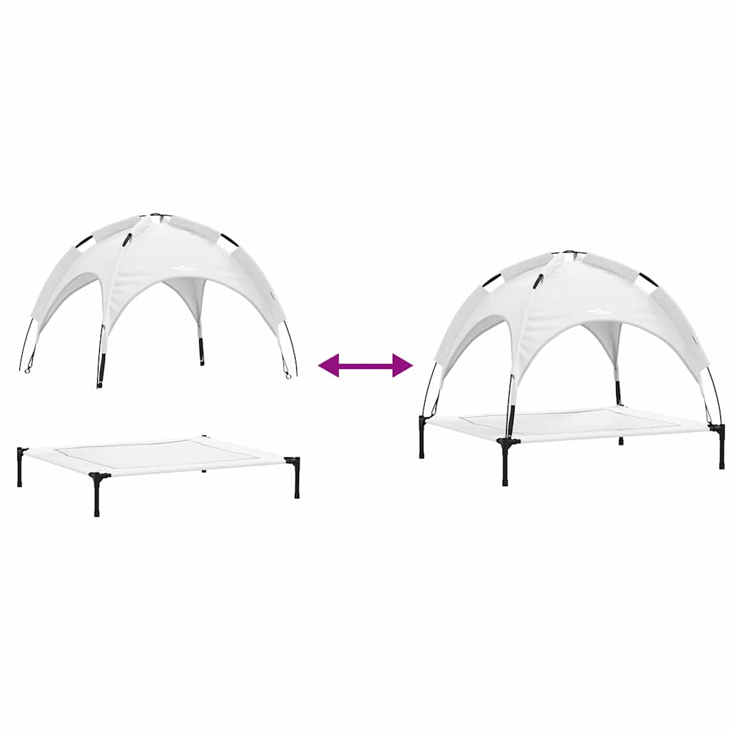 Cama para Cachorro Cinza Prateado xl Aço