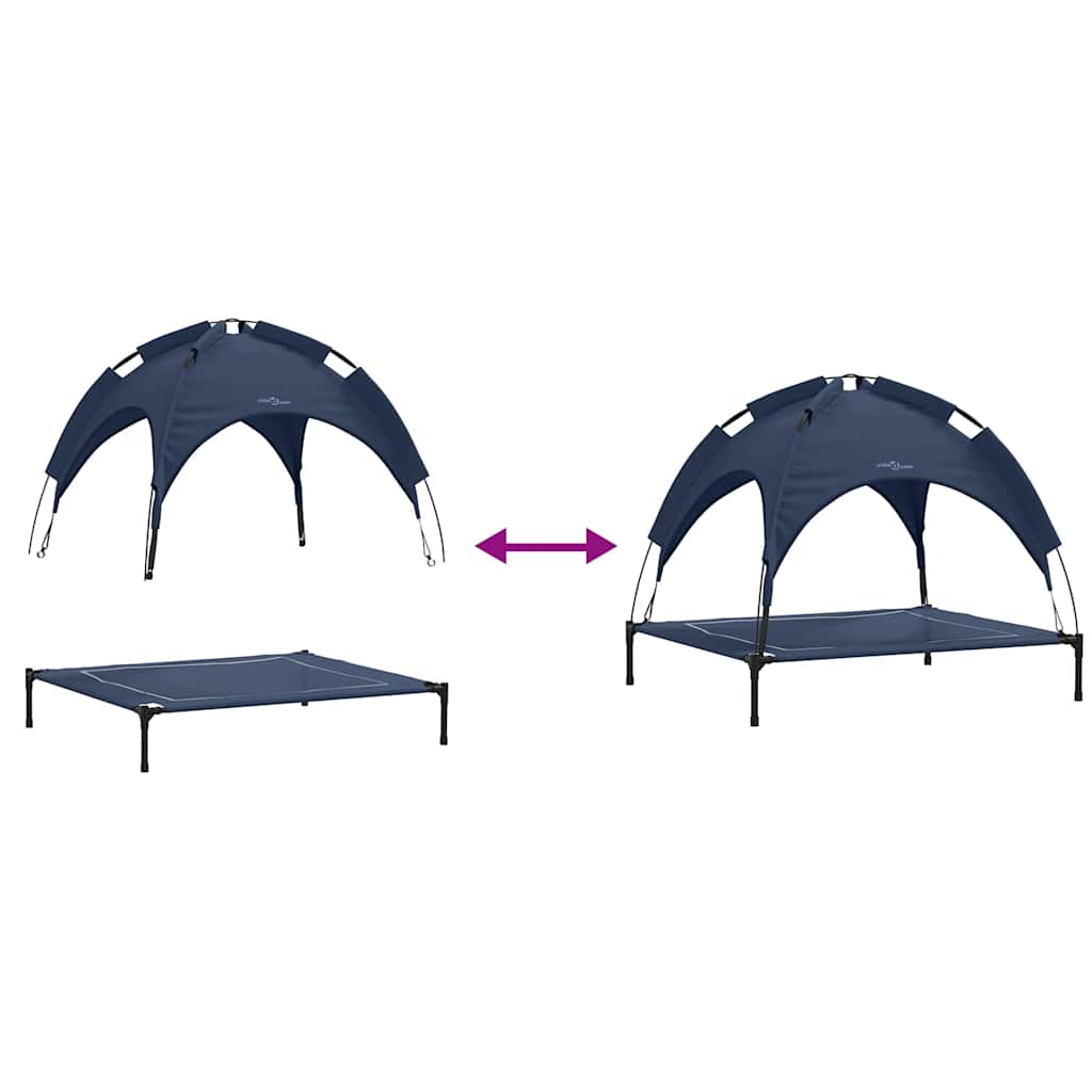 Cama para Cachorro Azul Marinho xl Aço