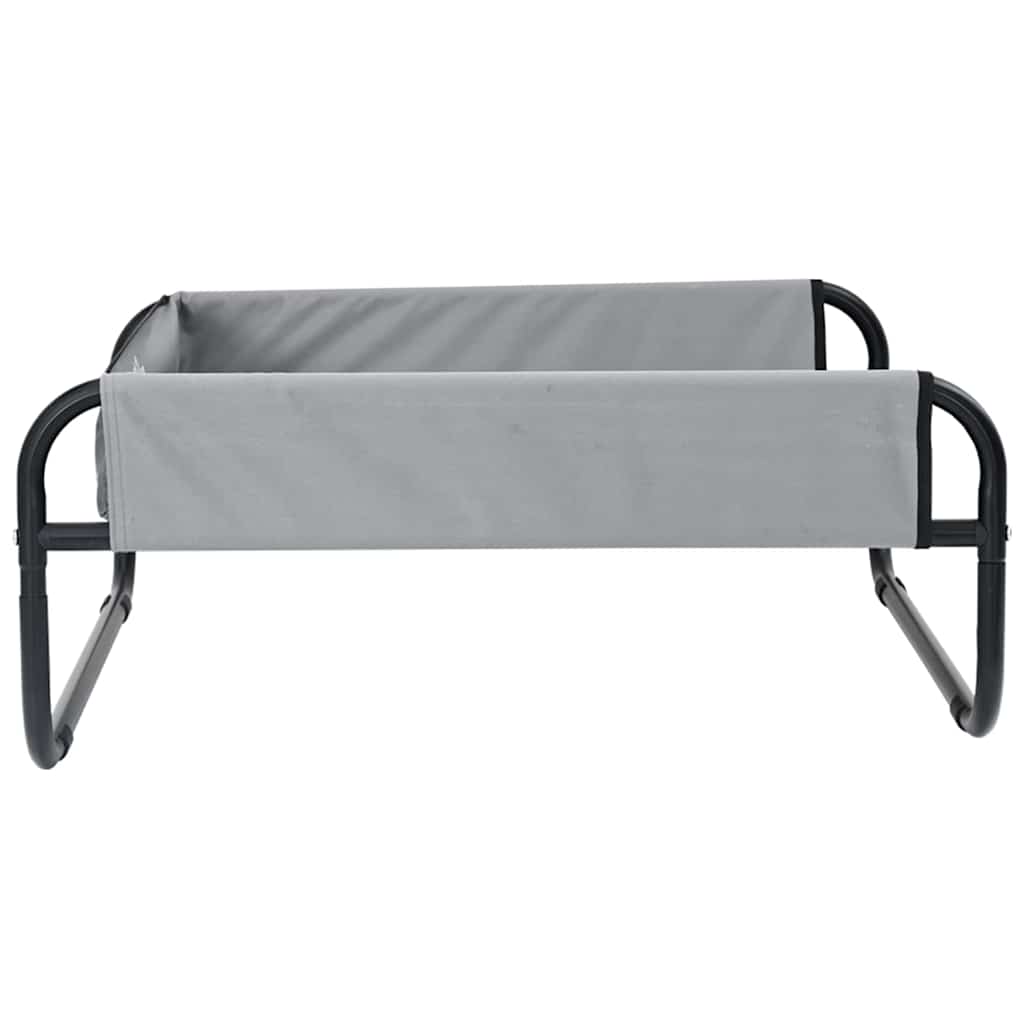 Cama para Cachorro Cinzento-claro l Tecido Oxford e Aço