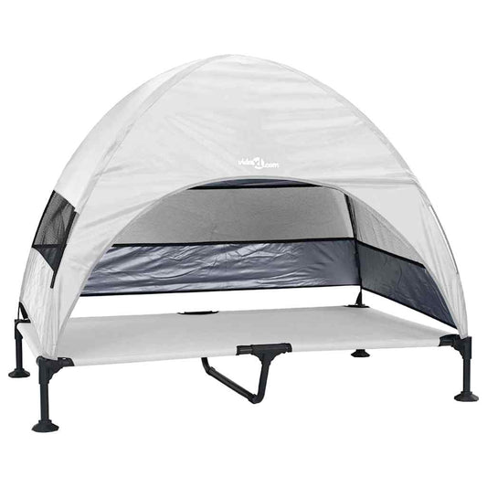 Cama Elevada para Cachorro Manual Cinza Prata 127 x 81 x 108 cm
