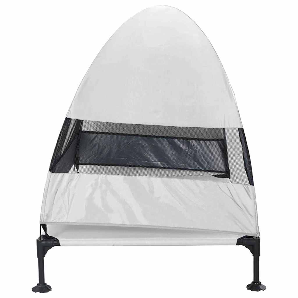 Cama Elevada para Cachorro Manual Cinza Prata 127 x 81 x 108 cm