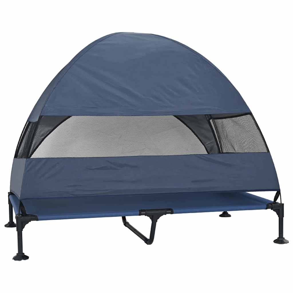 Cama Elevada para Cachorro Azul-marinho 127 x 81 x 108 cm