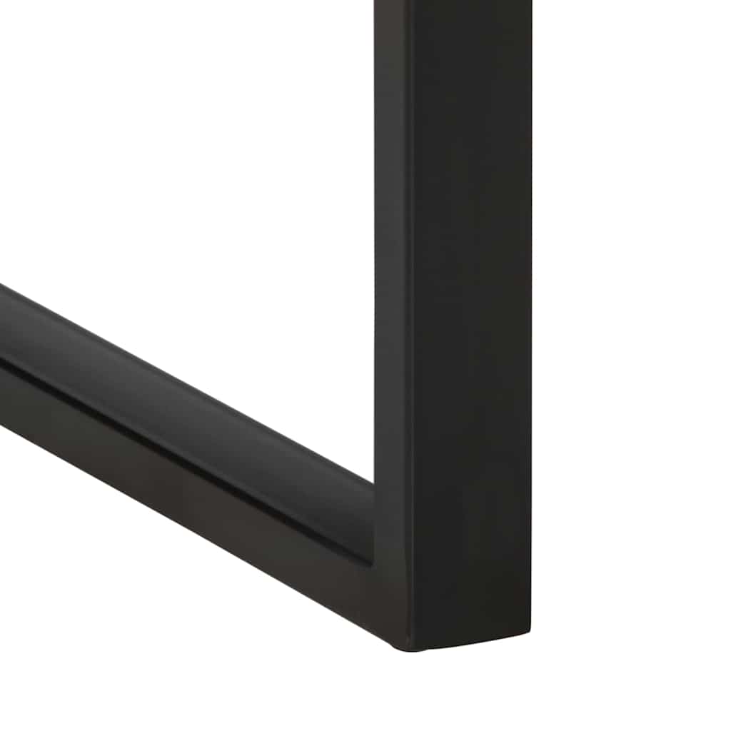 Mesa consola 100x35x75 cm manga de madeira áspera maciça