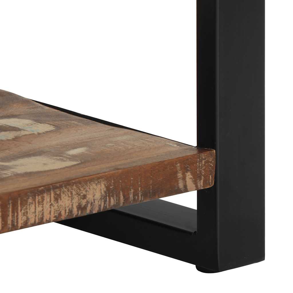 Mesa consola multicor 100x35x75 cm madeira maciça recuperada