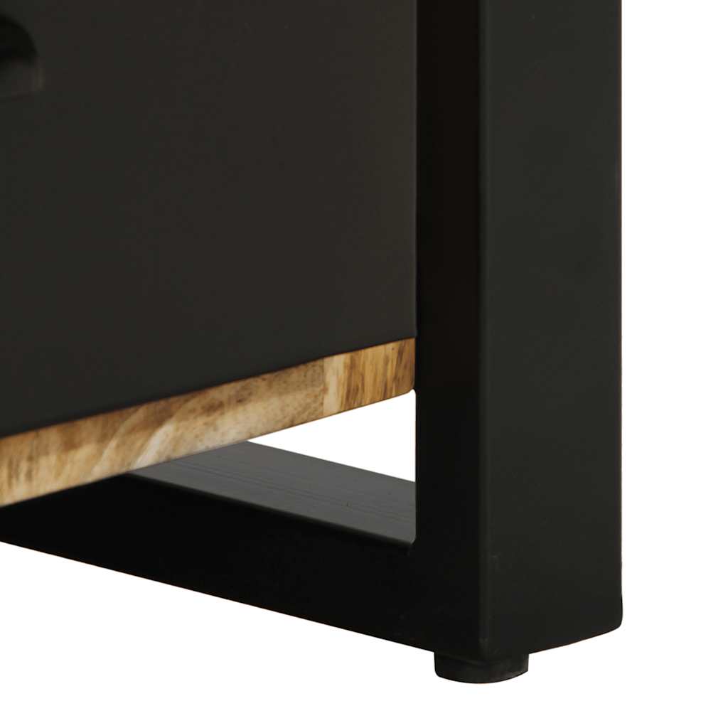 Mesa de cabeceira 40x30x50 cm madeira maciça manga áspera