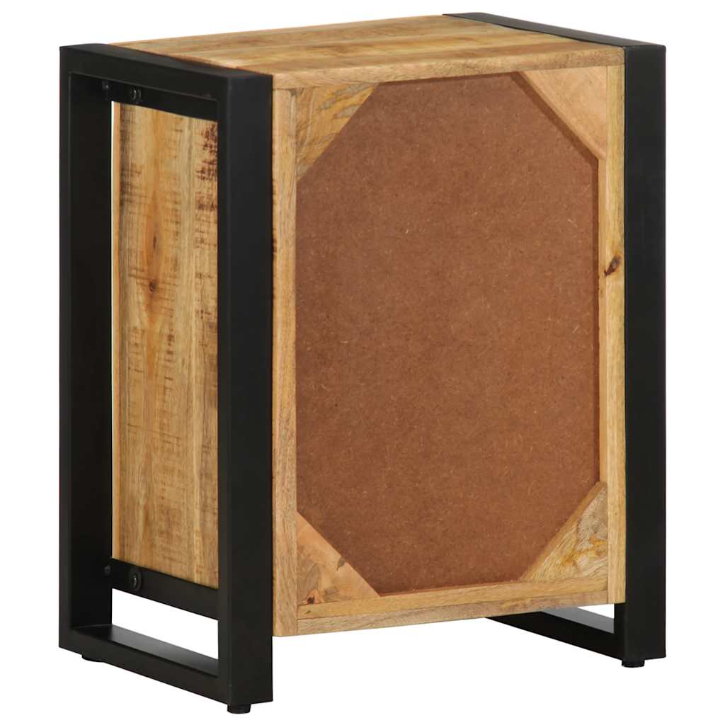 Mesa de cabeceira 40x30x50 cm madeira maciça manga áspera