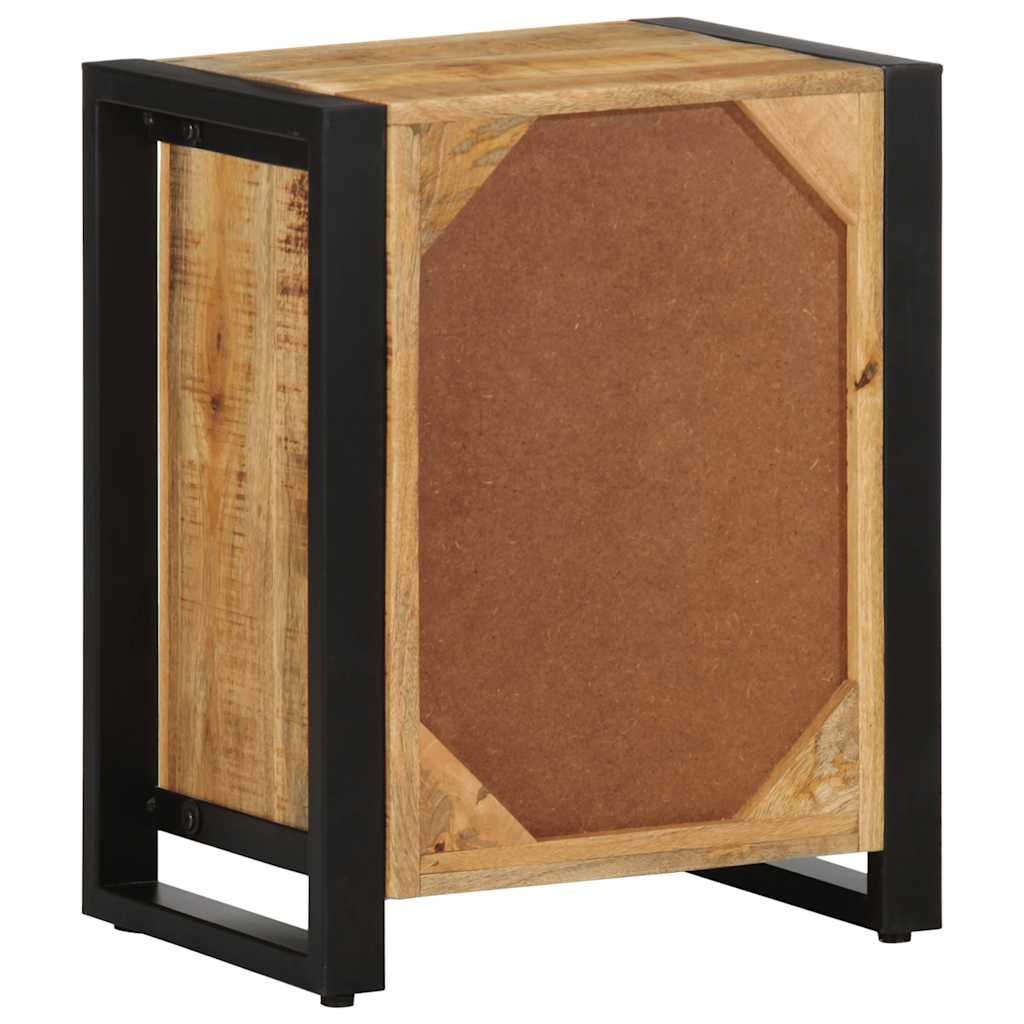 Mesa de cabeceira 40x30x51 cm madeira maciça manga áspera
