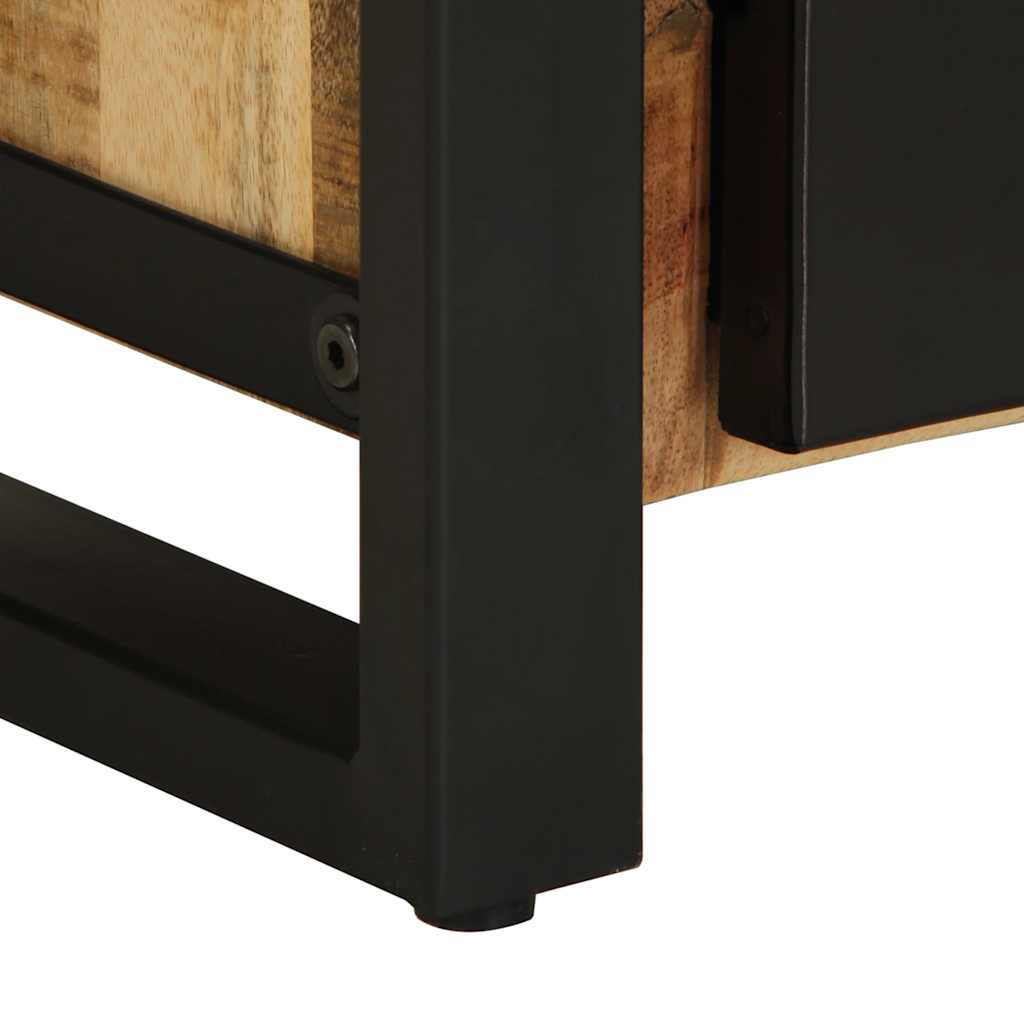 Mesa de cabeceira 40x30x51 cm madeira maciça manga áspera