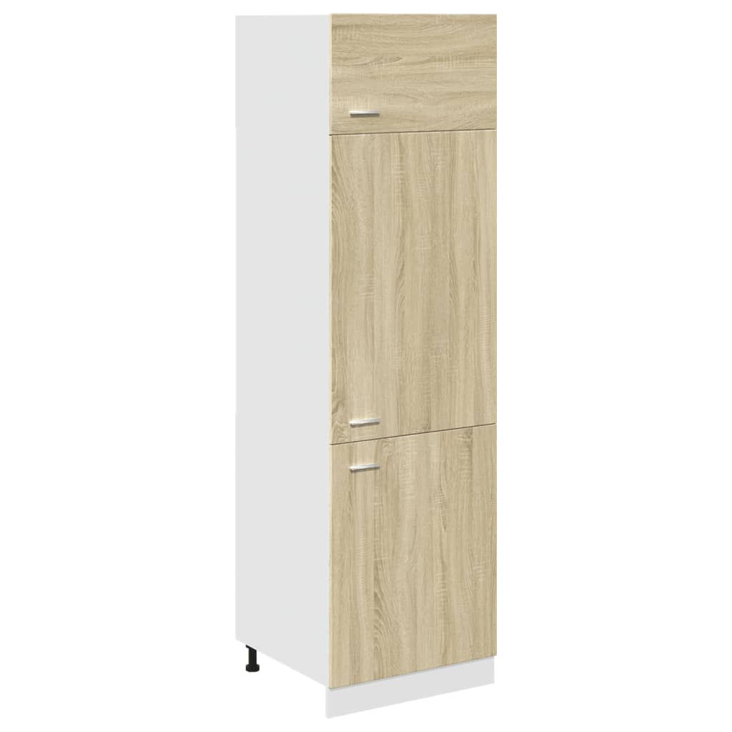 Conjunto móveis de cozinha “Lyon” 8 pcs carvalho sonoma