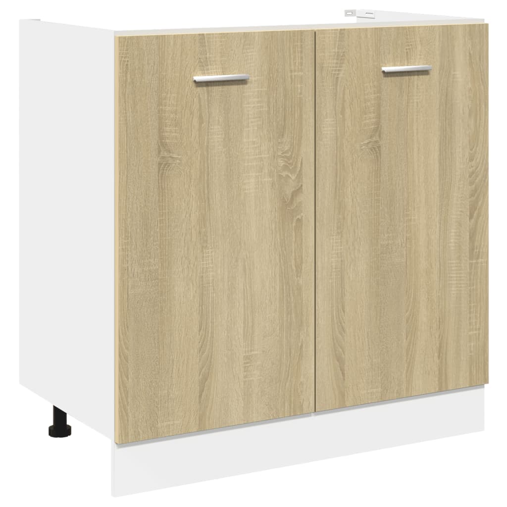 Conjunto móveis de cozinha “Lyon” 8 pcs carvalho sonoma