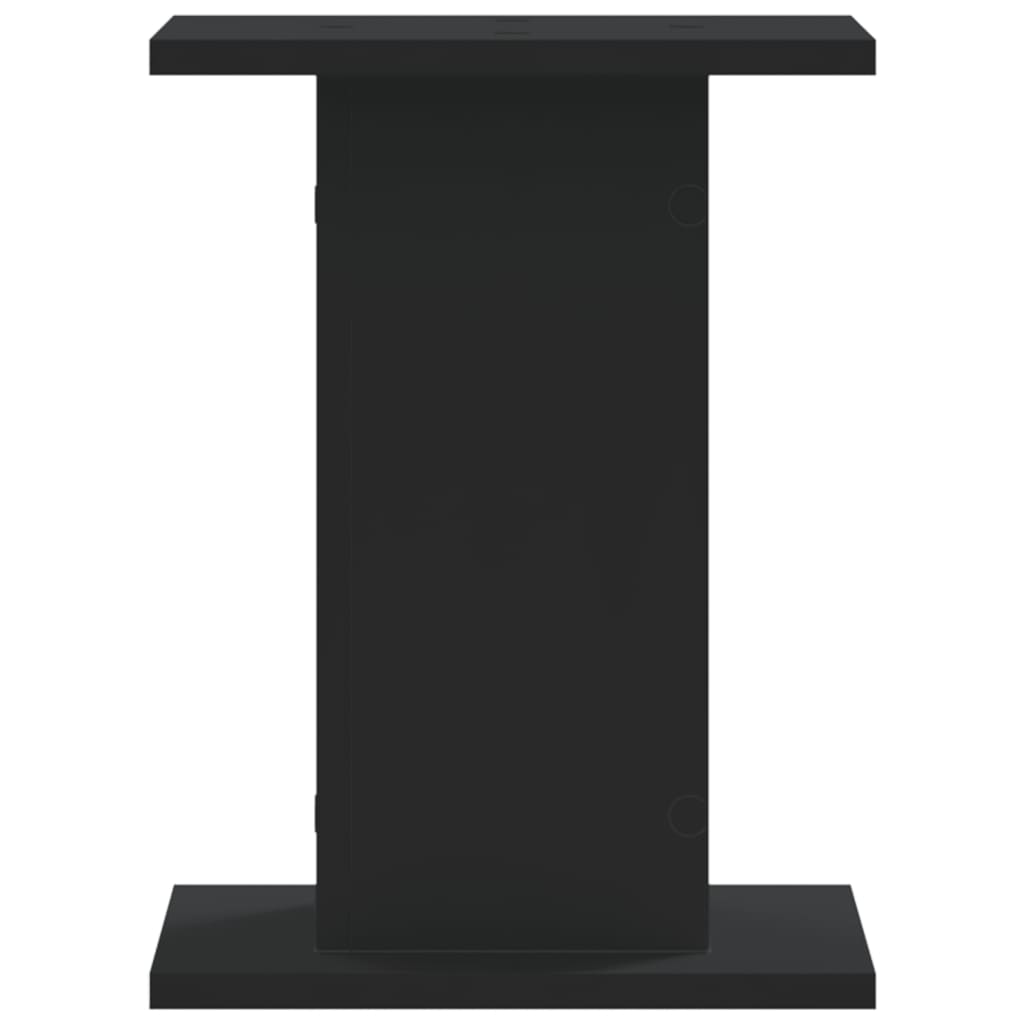 Suportes p/ plantas 2 pcs 30x30x40 cm derivados madeira preto