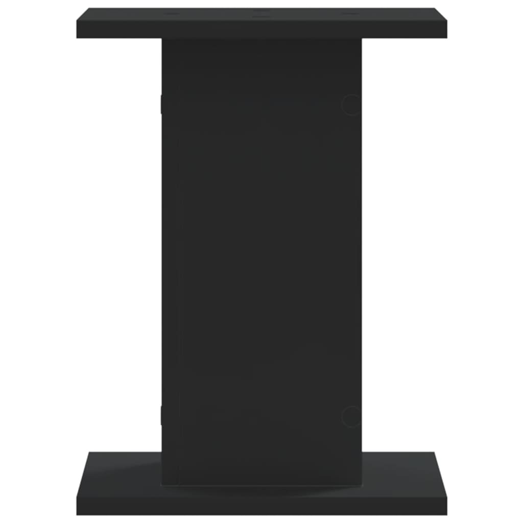 Suportes p/ plantas 2 pcs 30x30x40 cm derivados madeira preto