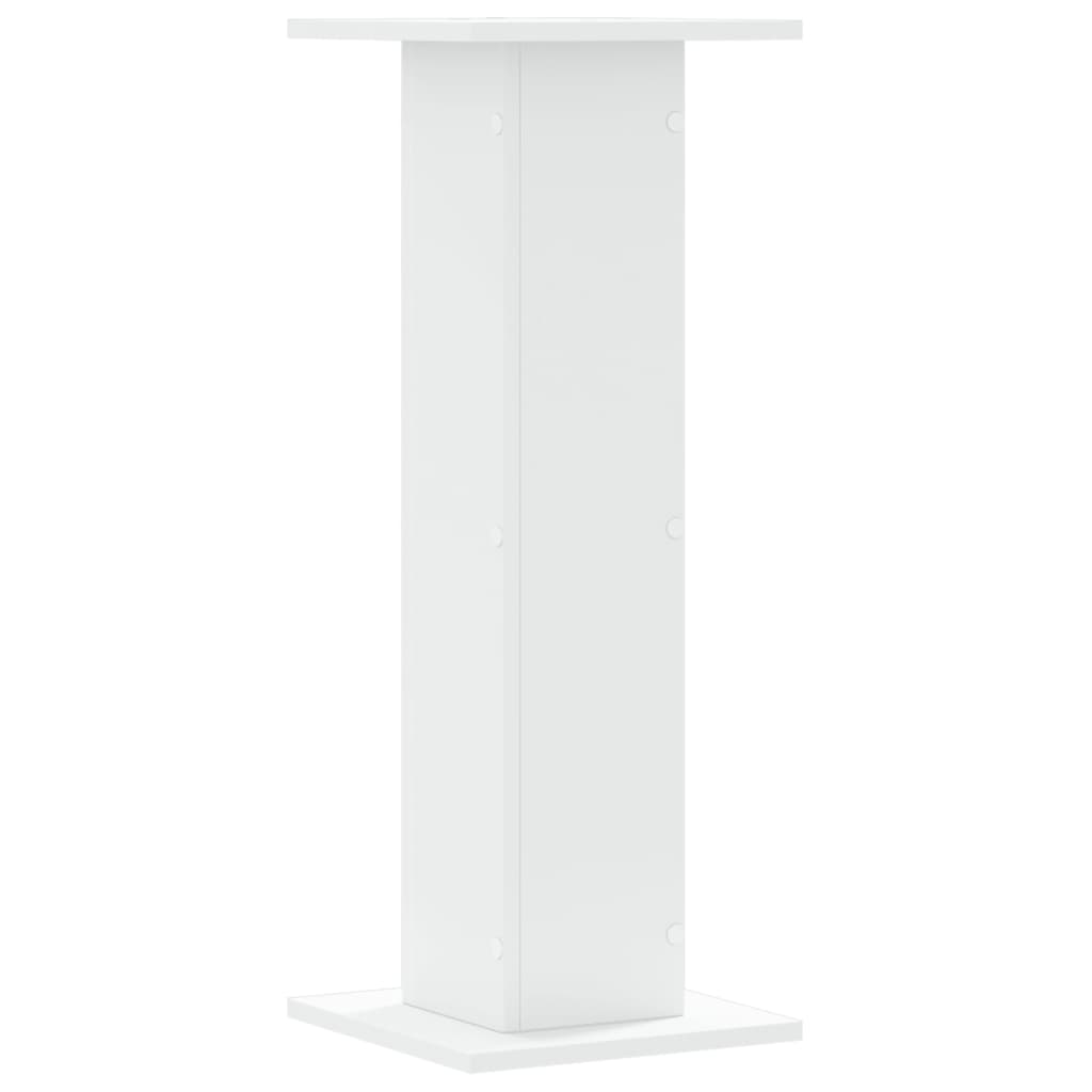 Suportes p/ plantas 2 pcs 30x30x80 cm derivados madeira branco