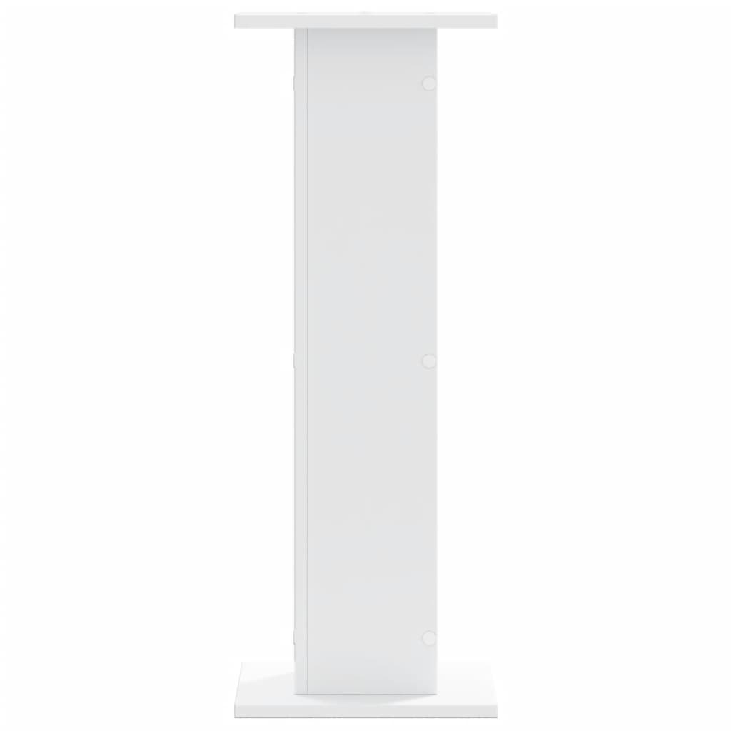 Suportes p/ plantas 2 pcs 30x30x80 cm derivados madeira branco
