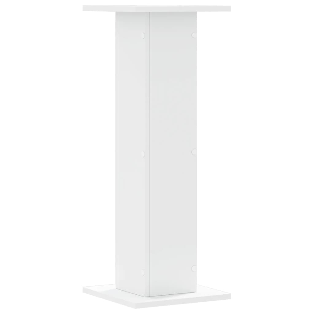 Suportes p/ plantas 2 pcs 30x30x80 cm derivados madeira branco