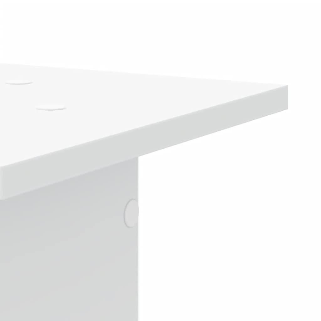 Suportes p/ plantas 2 pcs 30x30x80 cm derivados madeira branco