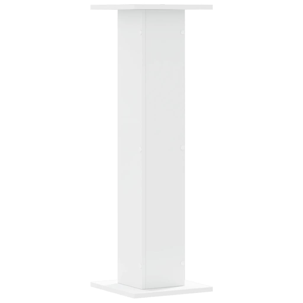 Suportes p/ plantas 2 pcs 30x30x95 cm derivados madeira branco