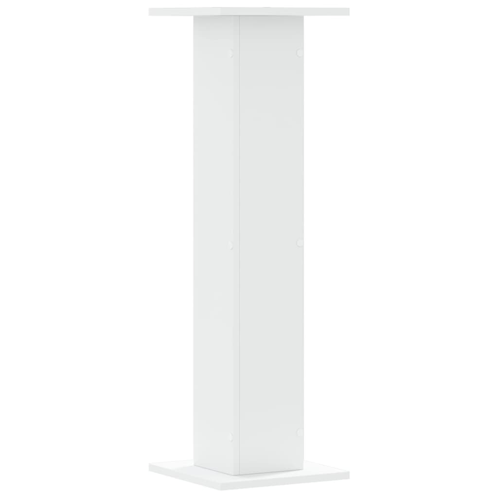 Suportes p/ plantas 2 pcs 30x30x95 cm derivados madeira branco