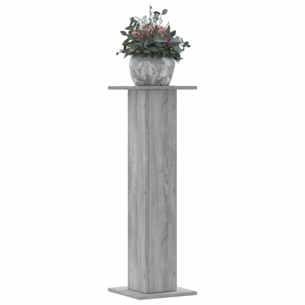 Suportes p/ plantas 2 pcs 30x30x95 cm derivados de madeira