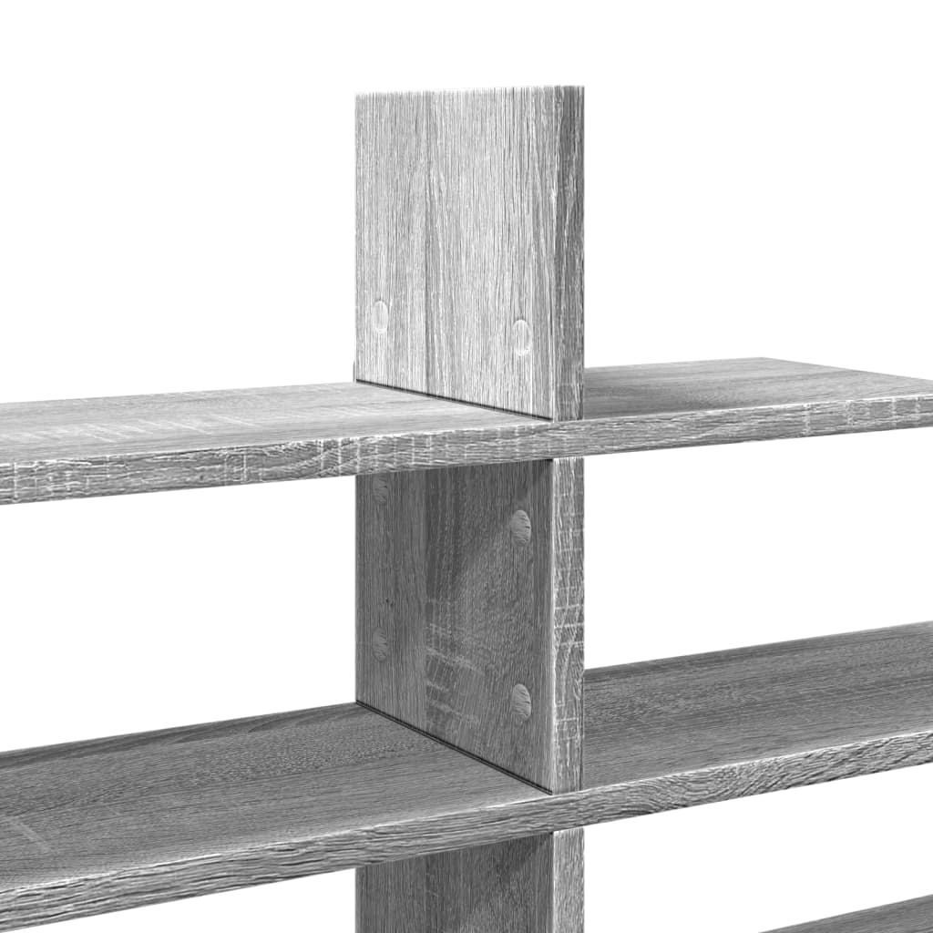 Prateleira parede 124,5x18x60,5 cm deriv. madeira cinza sonoma