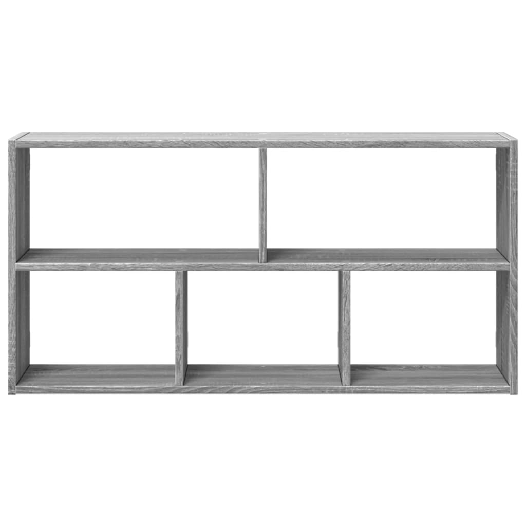 Prateleira parede 100x25x50 cm deriv. de madeira cinza sonoma