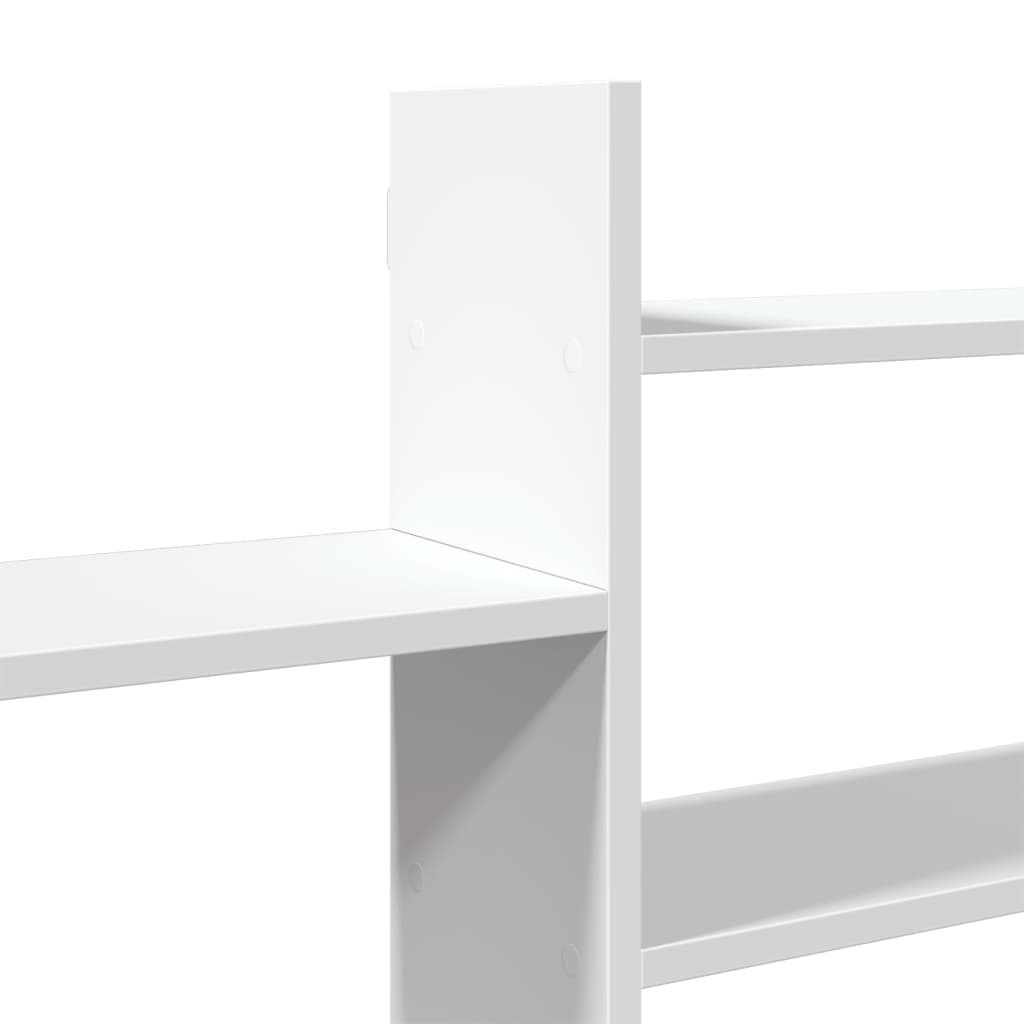 Prateleira de parede 167,5x18x68 cm derivados de madeira branco