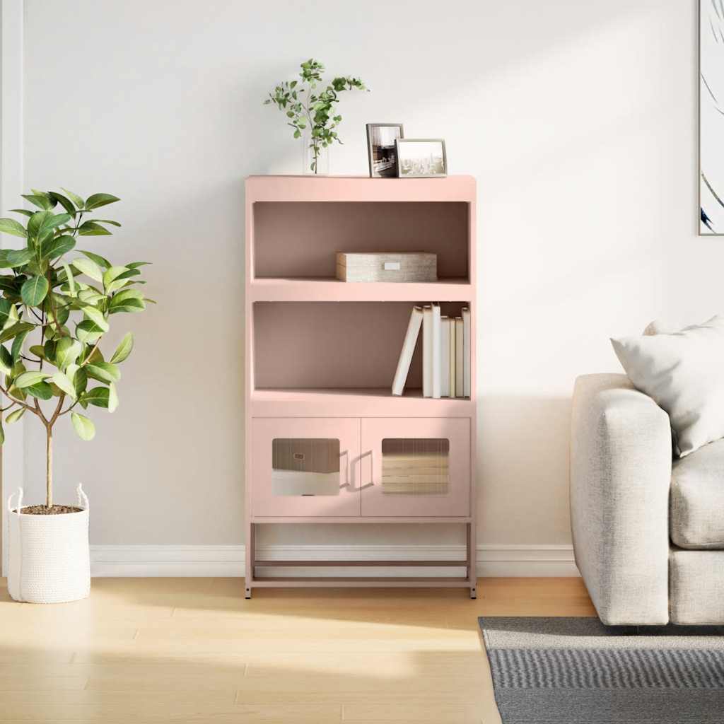 Móvel alto 68x39x123 cm aço rosa