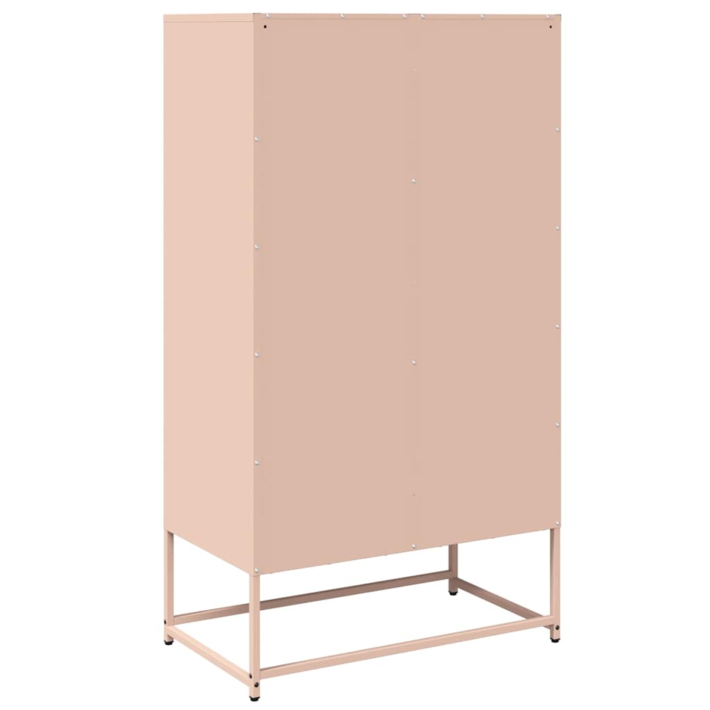 Móvel alto 68x39x123 cm aço rosa