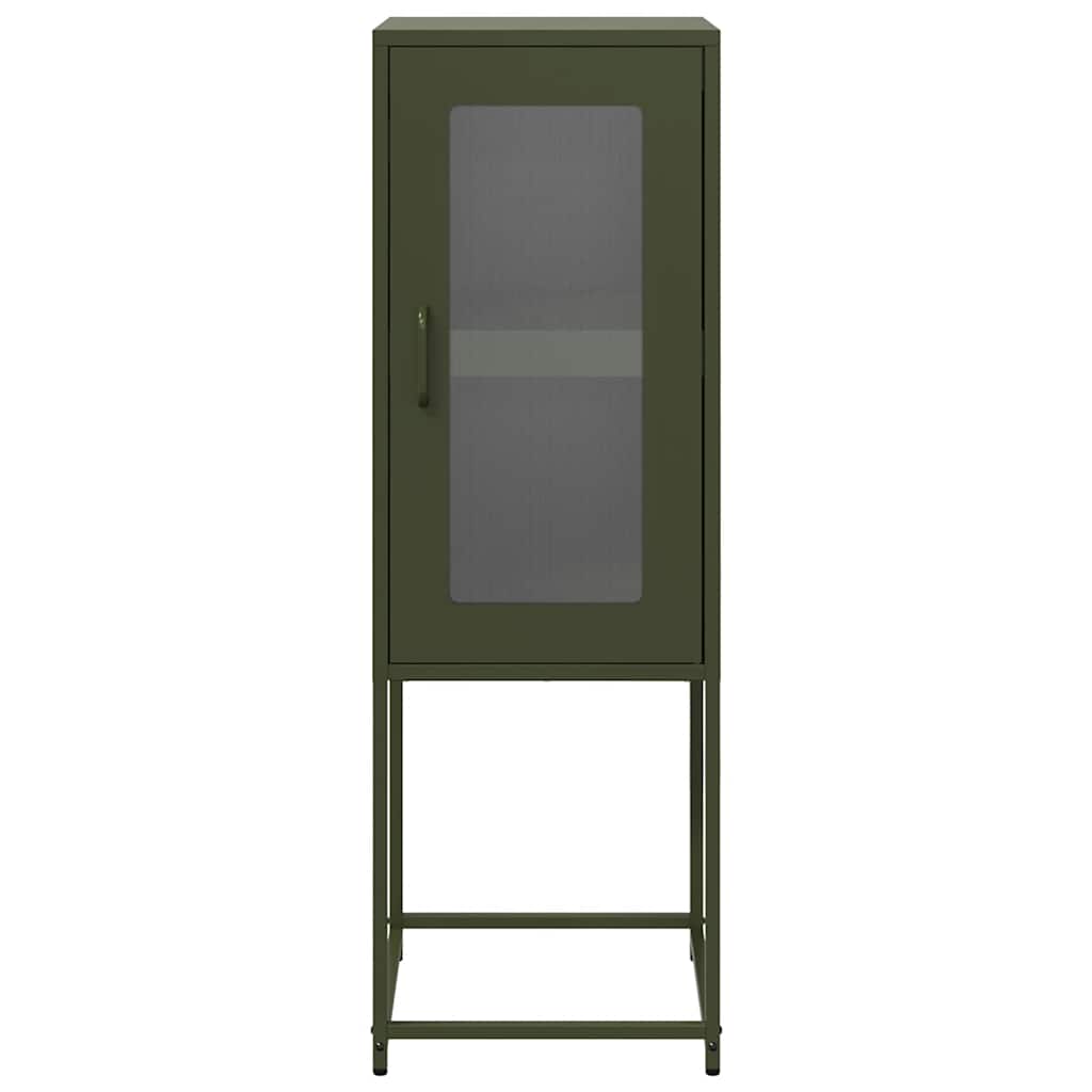 Aparador 36x39x107 cm aço laminado a frio verde-azeitona