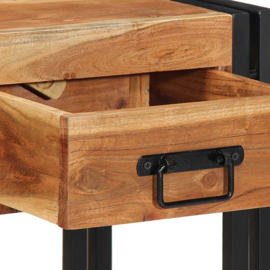 Armário de Cabeceira com gaveta 2 pcs Castanho 40 x 35 x 50 cm