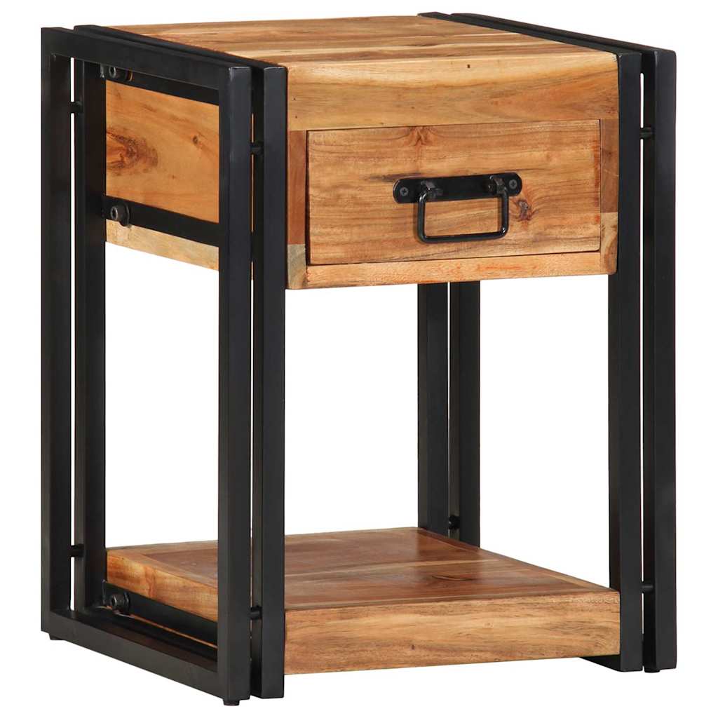 Armário de Cabeceira com gaveta 2 pcs Castanho 40 x 35 x 50 cm