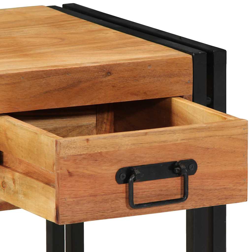 Armário de Cabeceira com gaveta 2 pcs Castanho 40 x 40 x 50 cm
