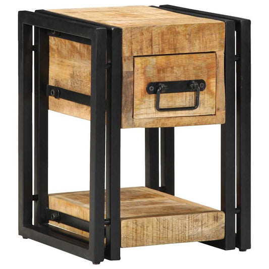 Armário de Cabeceira com gaveta 2 pcs Castanho 30 x 30 x 40 cm